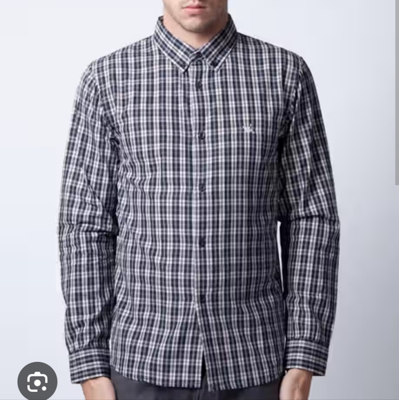 Brand new STUSSY MENS LONG SLEEVE BUTTON UP - Picture 2 of 4